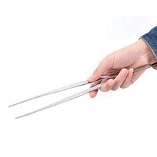 Rostfritt stål grill kött tång mat tång klämma kök stek klämma lång pincett pincett grill buffé bbq verktyg