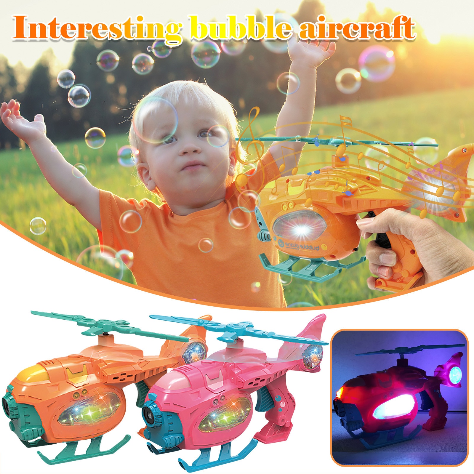 Elektrische Vliegtuig Bubble Machine Verlichting Speelgoed Automatische Bubble Maker Geweldig Voor Outdoor Indoor Party Voor Jongen Meisje