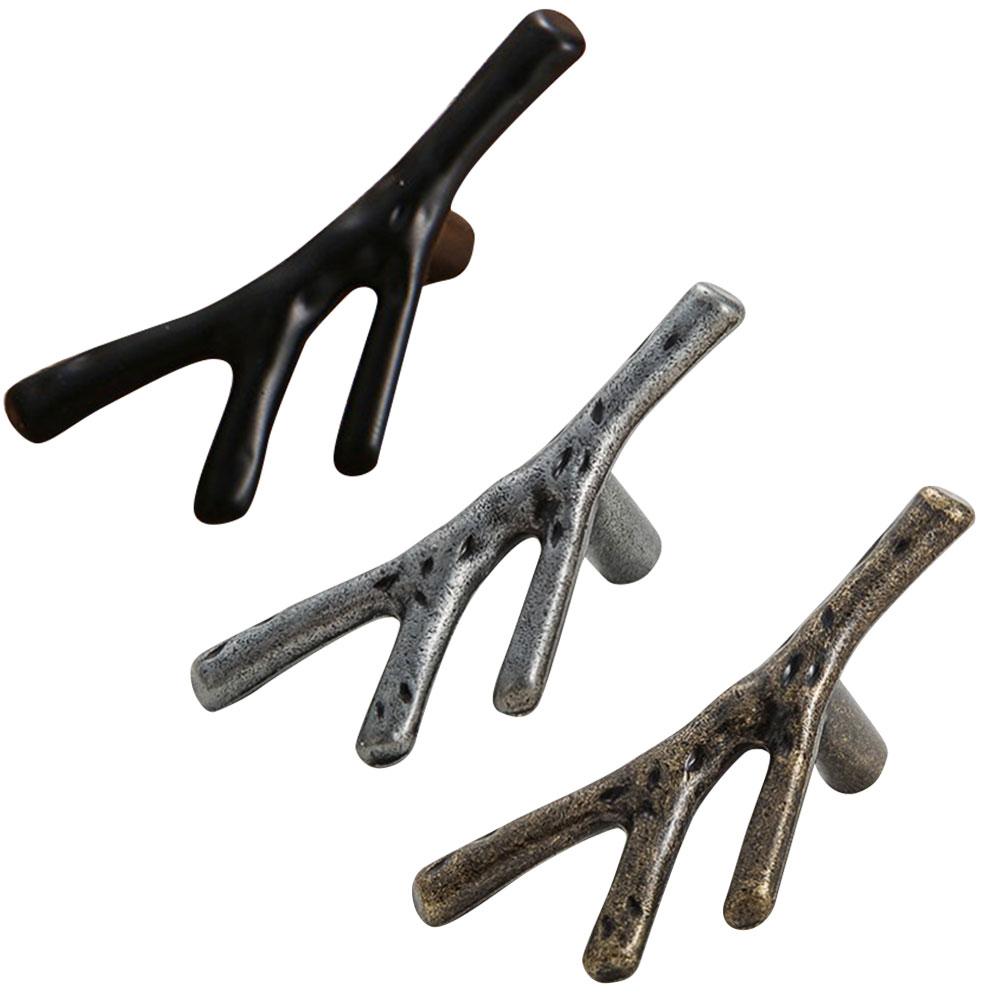 Retro trädgren möbler skåp handtag kök skåp garderob möbler låda dra knopp byrå drar hårdvara