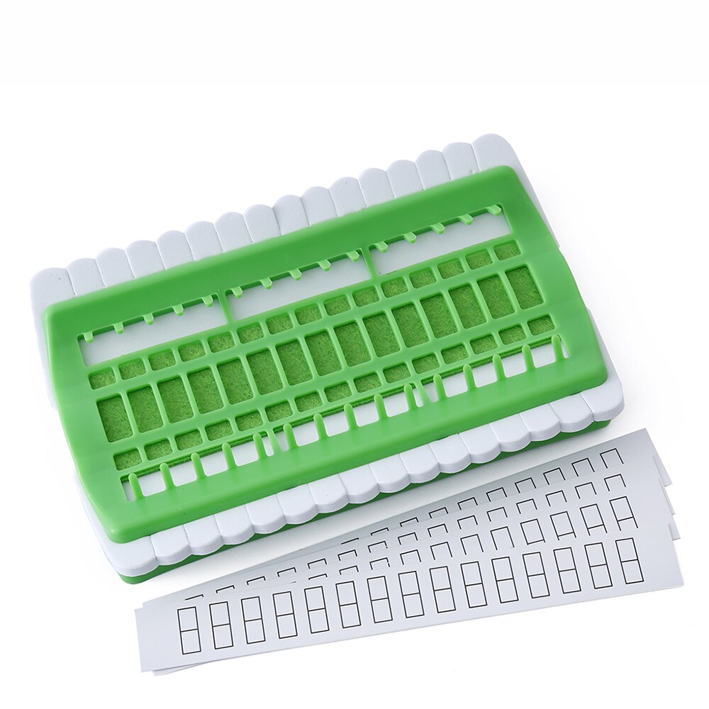 50-hole Thread Organizer Cross Stitch Accessories 50 Positions Thread Holder Row Line Tool Sewing Accessories Thread Holder Tool: GR 30-hole