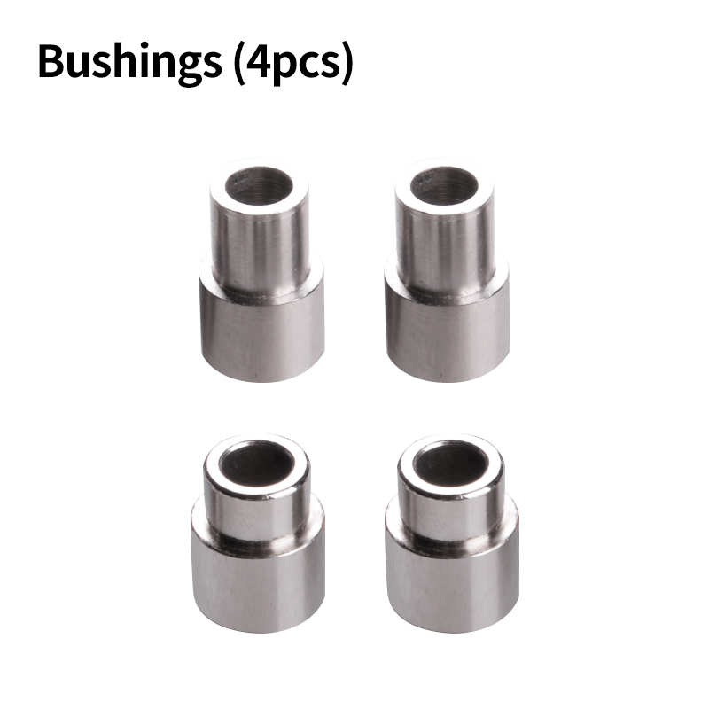 Churchill Fountain Pen Kit Chrome Plating Diy Accessories for Woodturning Pen Kits for Woodworking: 4 pcs Bushings