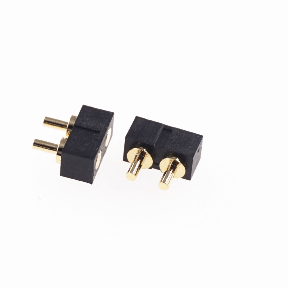 5 pcs Male Spring Loaded Pogo pin header Female Target Connector Mate 2.54mm Pitch 2 3 4 5 6 7 Positions Through Hole PCB: 2 Pin Female