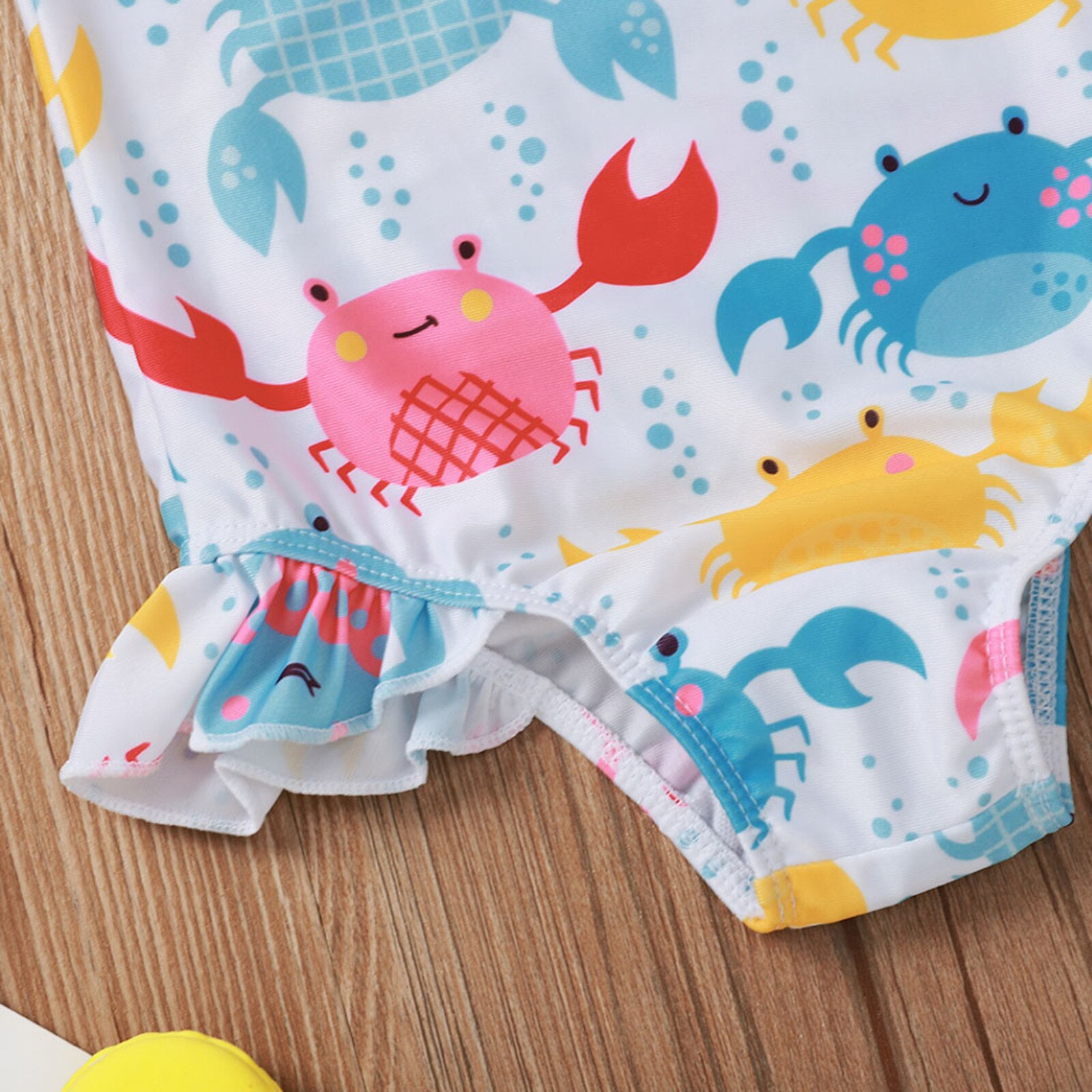 Kids Swimsuit Toddler Kid Baby Girl Cartoon Print Bikini One-Piece Swimwear Swimsuit Beachwear ropa de baño niña