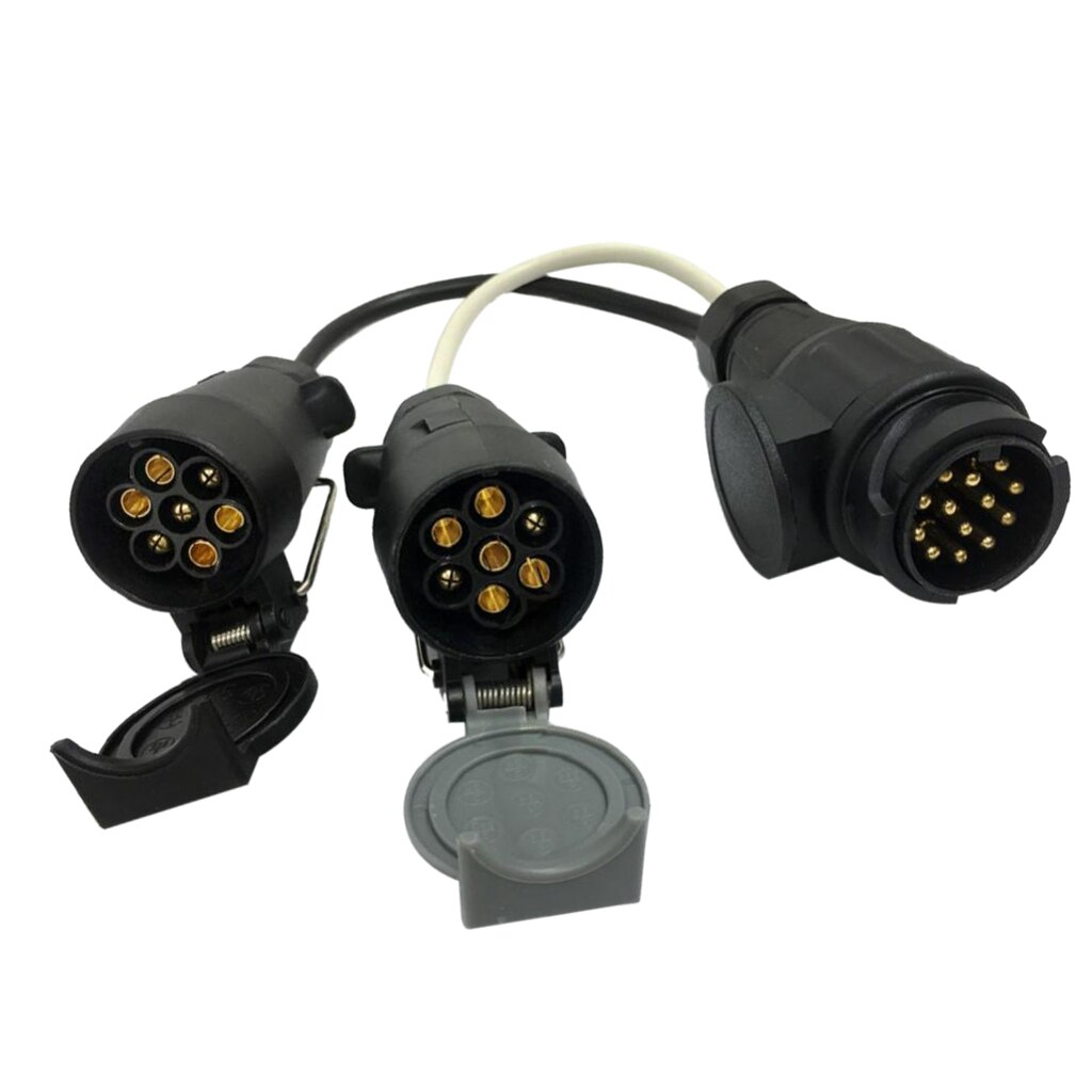 13 Szpilka robić 7 Szpilka 12V gniazdo przyczepy aluminiowe złącze robić przyczepy hak holowniczy