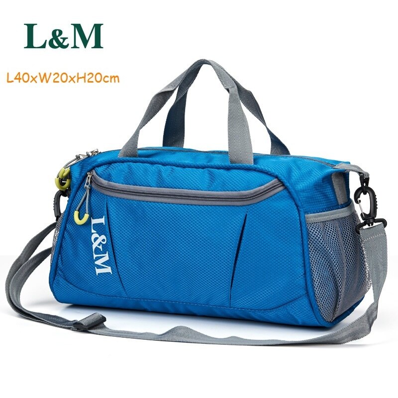 L & M léger et Durable sport Gym sac de sport femmes hommes pour Gym Fitness formation épaule sacs à main sac de Yoga bagages