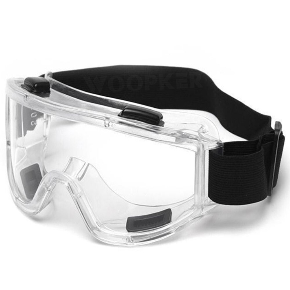 Sikkerhedsbriller øjenbeskyttelse anti stænk støvtæt antidug vindtæt beskytte briller klar linse til arbejde laboratorieridning