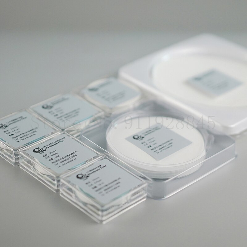 50 sztuk/partia laboratorium PTFE hydrofilowe Dia 47mm 50mm Mutiple rozmiar porów mikroporowata membrana millipore filtracja filtr membrana