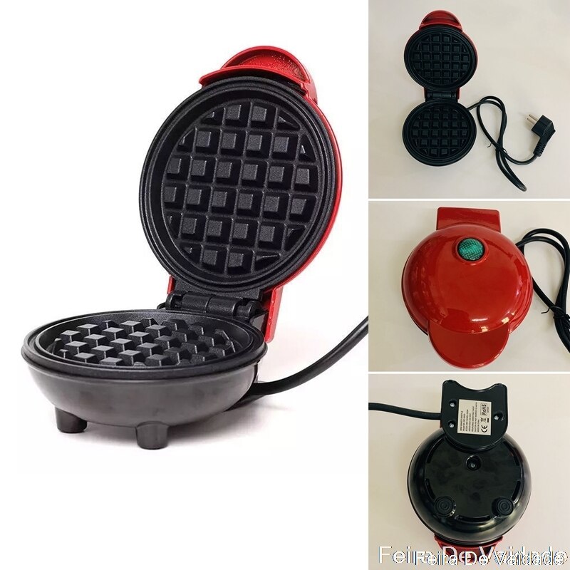 Mini Wafel Pot Elektrische Wafels Maker Bubble Ei Taart Oven Ontbijt Wafel Machine Ei Taart Oven Pan Paninis Eggette Machine