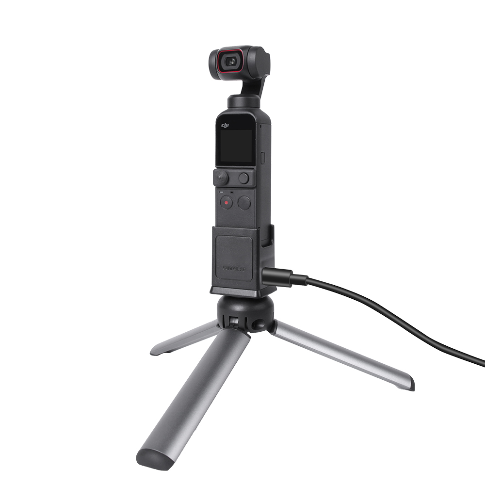 Puerto de USB-C DJI Pocket 2, Base de carga, soporte de extensión Compatible con cabezal de trípode para DJI Pocket 2/OSMO Pocket
