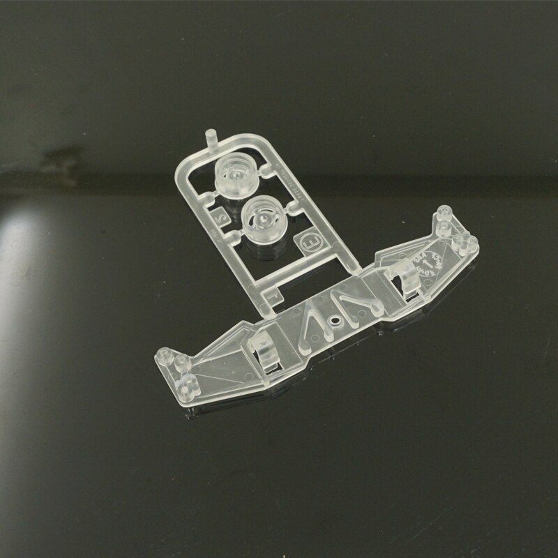 MINI 4WD self-made tamiya parts plastic wing for S2 chassis clear black and red color MJ MODEL: transparency