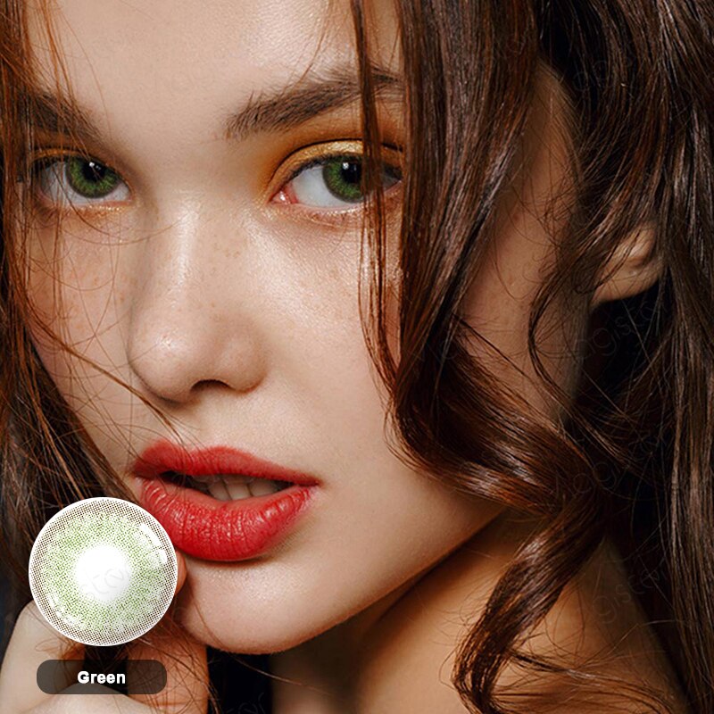 1pair Colorful Contact lenses for eyes Cosmetic Natural Color Coloured