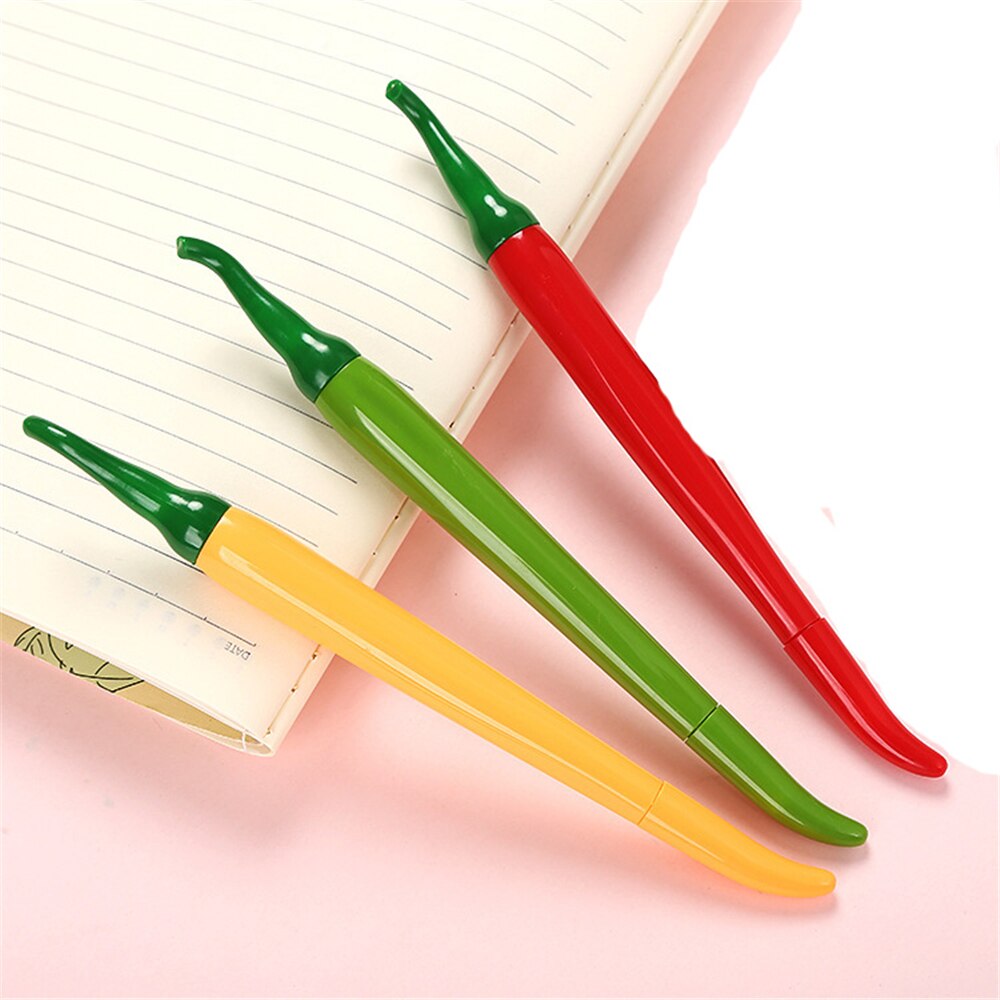 1 pièces Simulation stylo Gel poivre dessin animé mignon apprentissage papeterie style fournitures de bureau aiguille à base d'eau stylo Sal