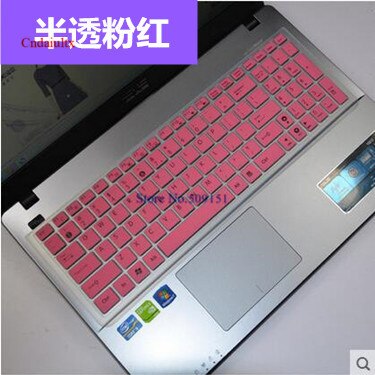 15.6 cal klawiatura laptopa Prorector etui na asus k555L A555L A555 A550L F555L X555S X555L X550C R550V notobook osłona klawiatury: Pink