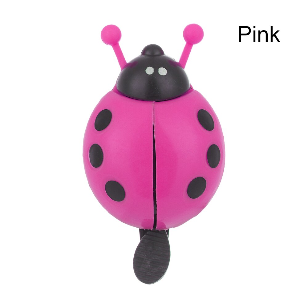 1Pc Kids Fiets Mooie Lieveheersbeestje Stijl Hoorn Bike Veiligheidswaarschuwing Bells Jongens Meisjes Stuur Kever Hoorn Fietsen Accessoire: pink