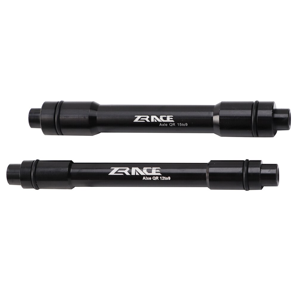 Adaptateur Pour Axe Traversant De Vélo – Convertit 12 Mm En 9 Mm – Aluminium Allégé – Pour VTT Et Route – Noir Ou Argent