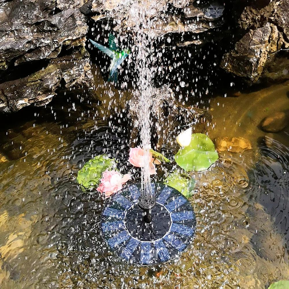 Zonne-energie Fontein Garden Pool Vijver Zonnepaneel Drijvende Fontein Pompen Tuin Decoratie Fontein