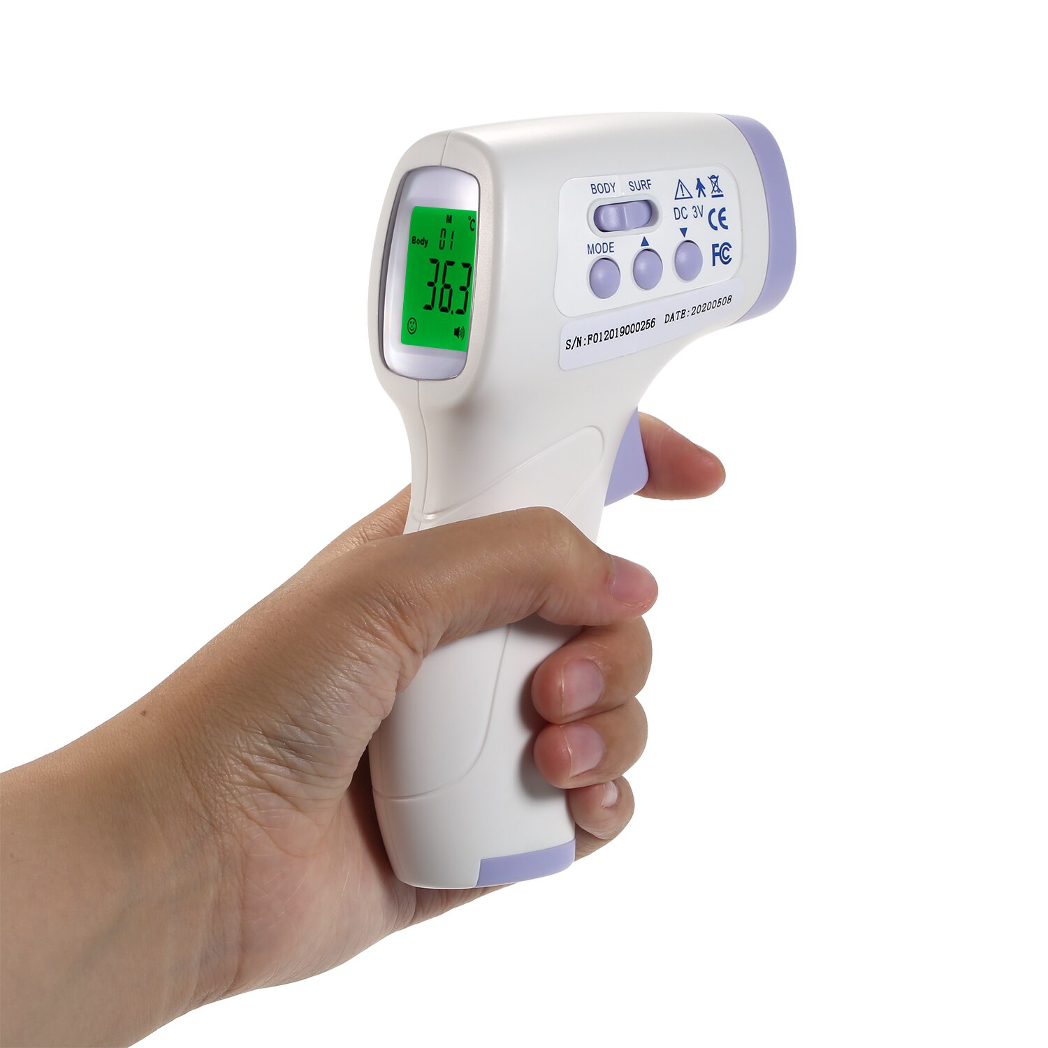 Digitale Infrarood Thermometer Non-contact Ir Thermometer Infrarood Celsius En Fahrenheit Schakelbare Voorhoofd Thermometer