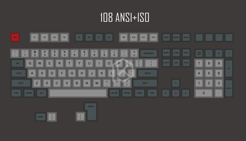 dsa dolch colorway dsa profile Dye Sub Keycap Set PBT plastic for keyboard gh60 xd60 xd84 cospad tada68 rs96 zz96 87 104 660