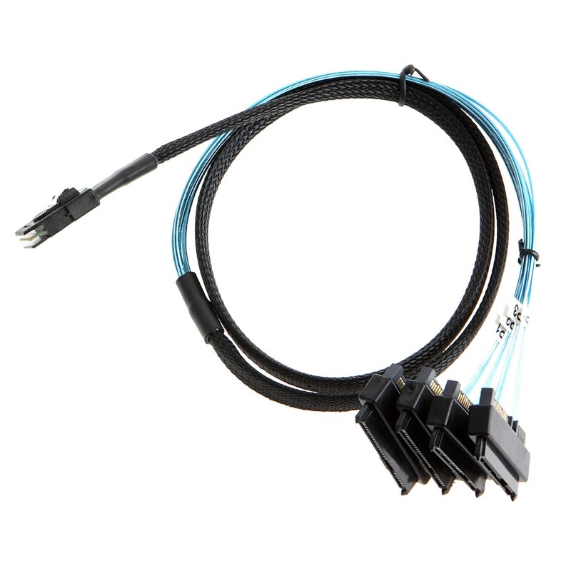 Mini SAS 36P SFF-8087 to 4 29Pin SFF-8482 Connecto... – Grandado