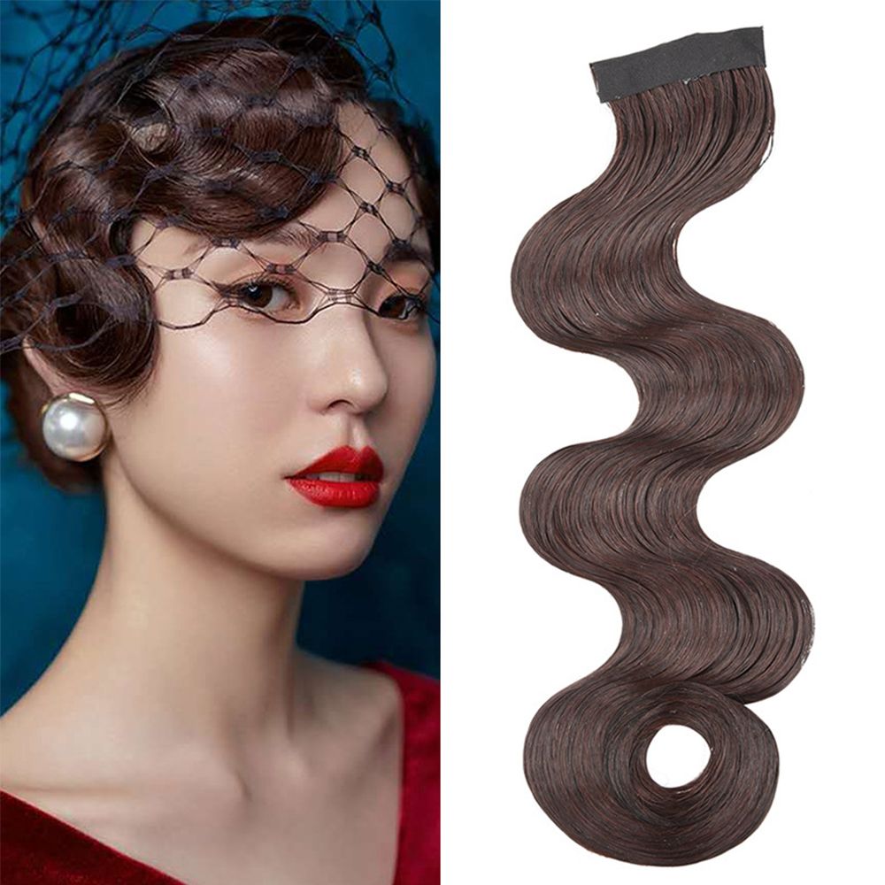 Pieza de pelo Retro para novia, accesorio para el cabello para , Qipao ondulado, flequillo rizado, Vintage, chino antiguo, dama, Cosplay, tocado de ópera china