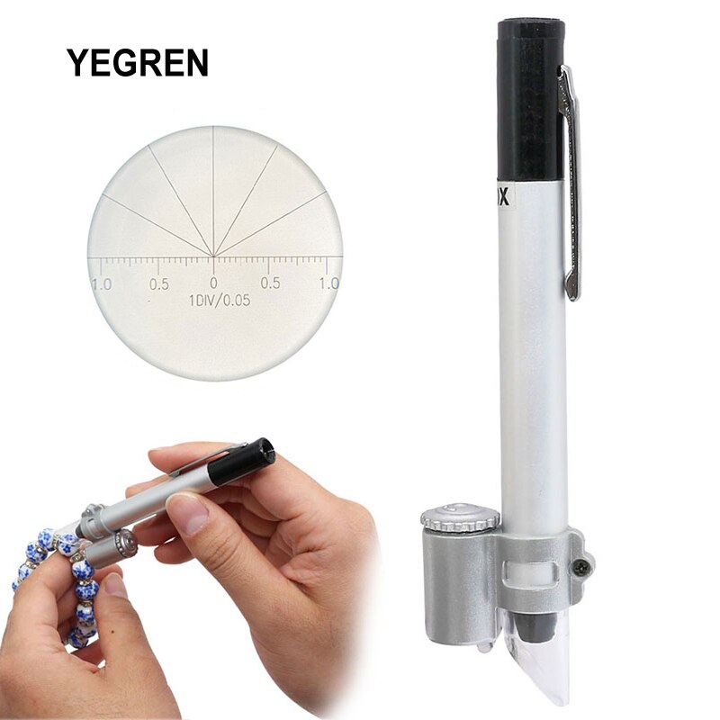 Microscope de poche éclairé, stylo Portable, MINI  – Grandado