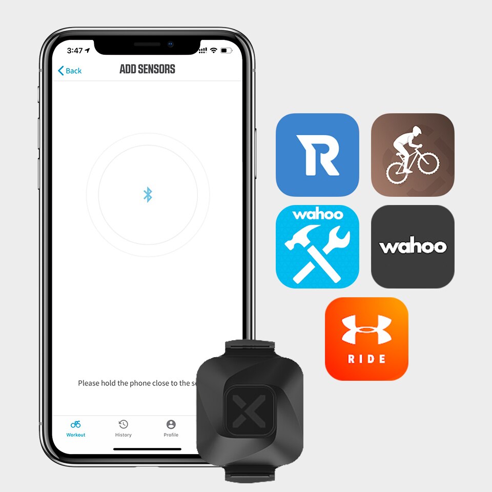 XOSS VORTEX Cadence Sensor Speedometer ANT+ Bluetooth4.0 Heart Rate Monitor For Garmin Bryton Cycle Computer And Strava APP