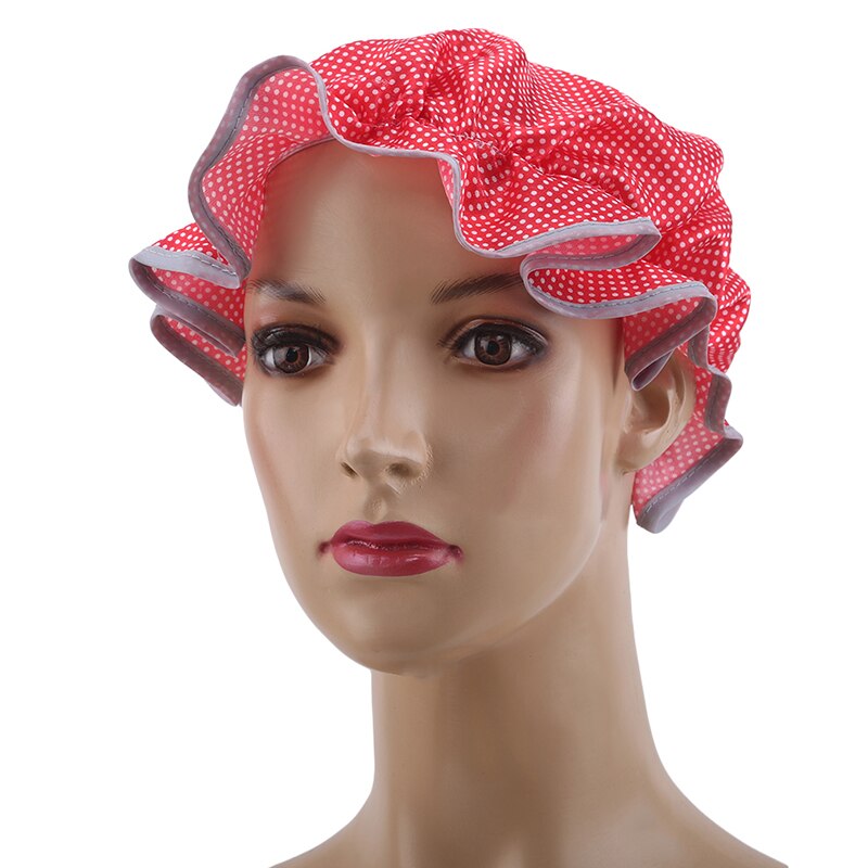 Babyshowermutsen, shampoo muts, waskapje, kinderbad, verstelbare elastische bescherming, waterdicht, oorbescherming, oogbescherming, kinderhoedjes: Rood