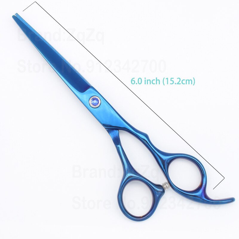 Zqzq Kappersscharen 6 Inch Haar Schaar Professionele Kapper Schaar Snijden Dunner Styling Tool Kappers Shear: Blue Cutting