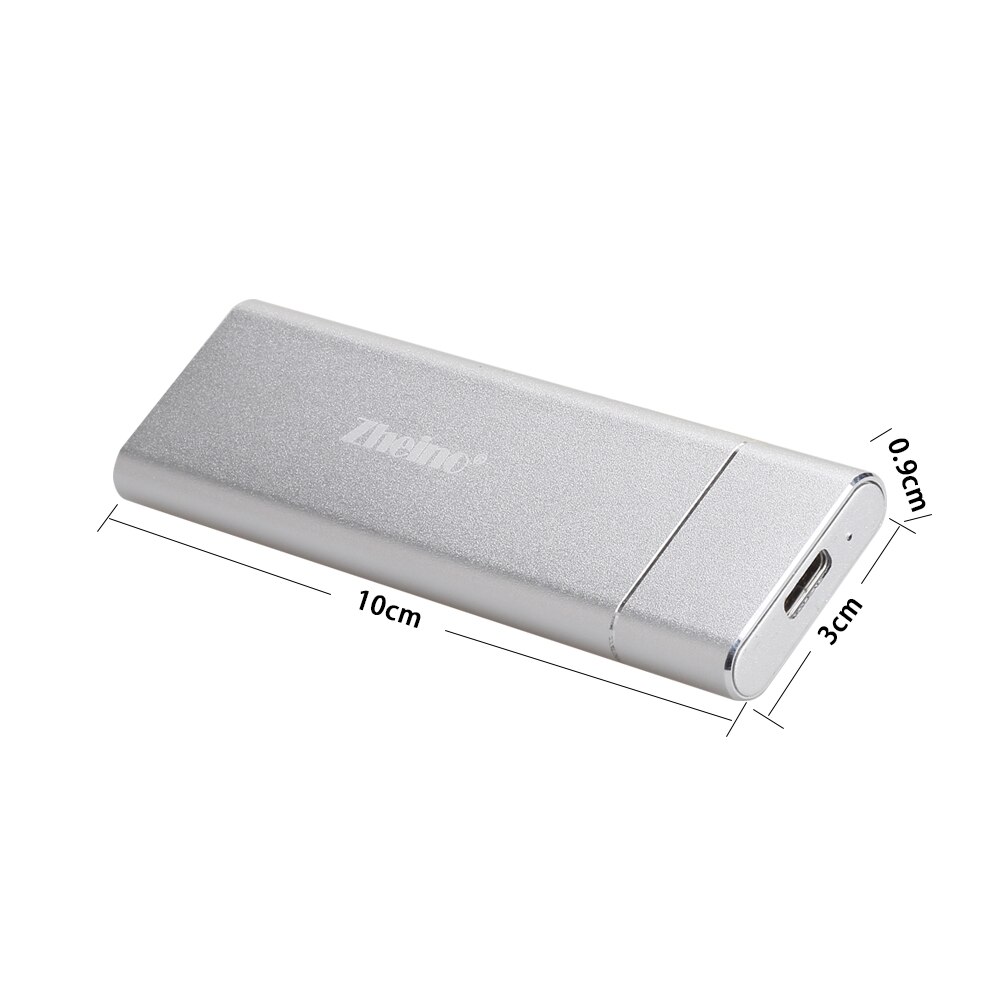 Zewnętrzna Obudowa SSD M.2 2280 Typ C USB 3.0 - Aluminium - Zheino