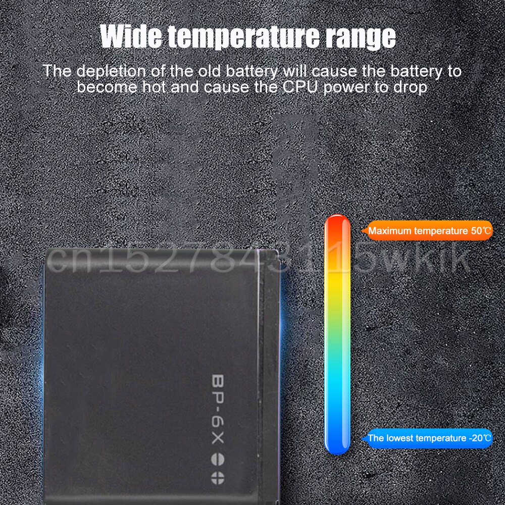 1-5 stk 3.7v 700 mah bp -6x bp 6x bp6x erstatnings telefon batteri til nokia 8800 8800s 8800 sirocco  n73i 8860 lithium batteri