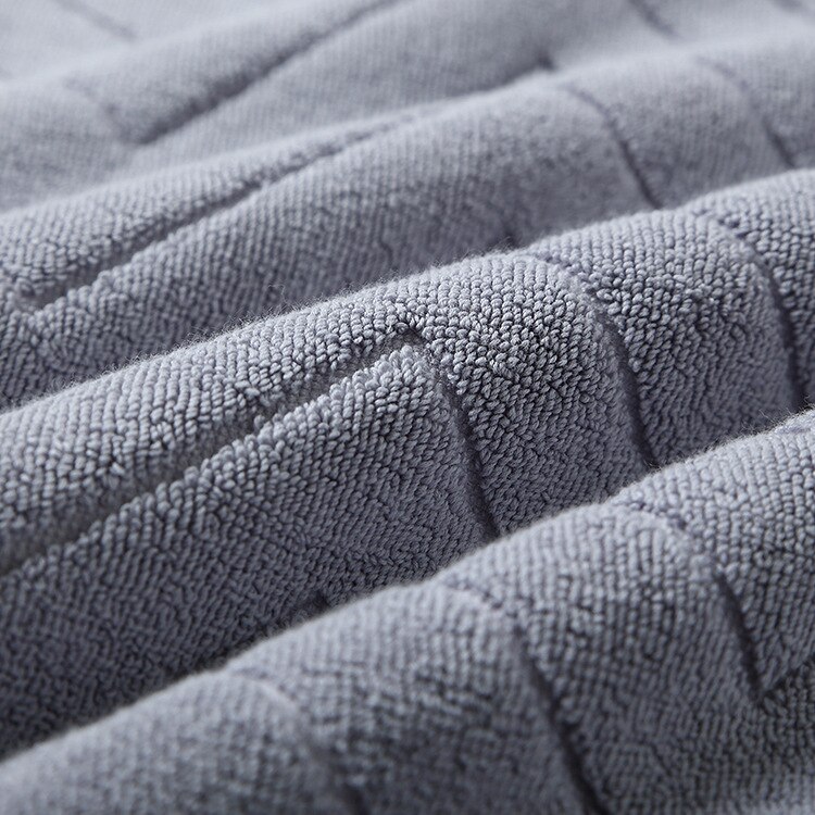 LYN&GY 100% Cotton Lxuray Geometric Plaid Hotel Bathroom Foot Towel Door Bathmat Machine Washable 45x75cmx380grams Bathroom mat