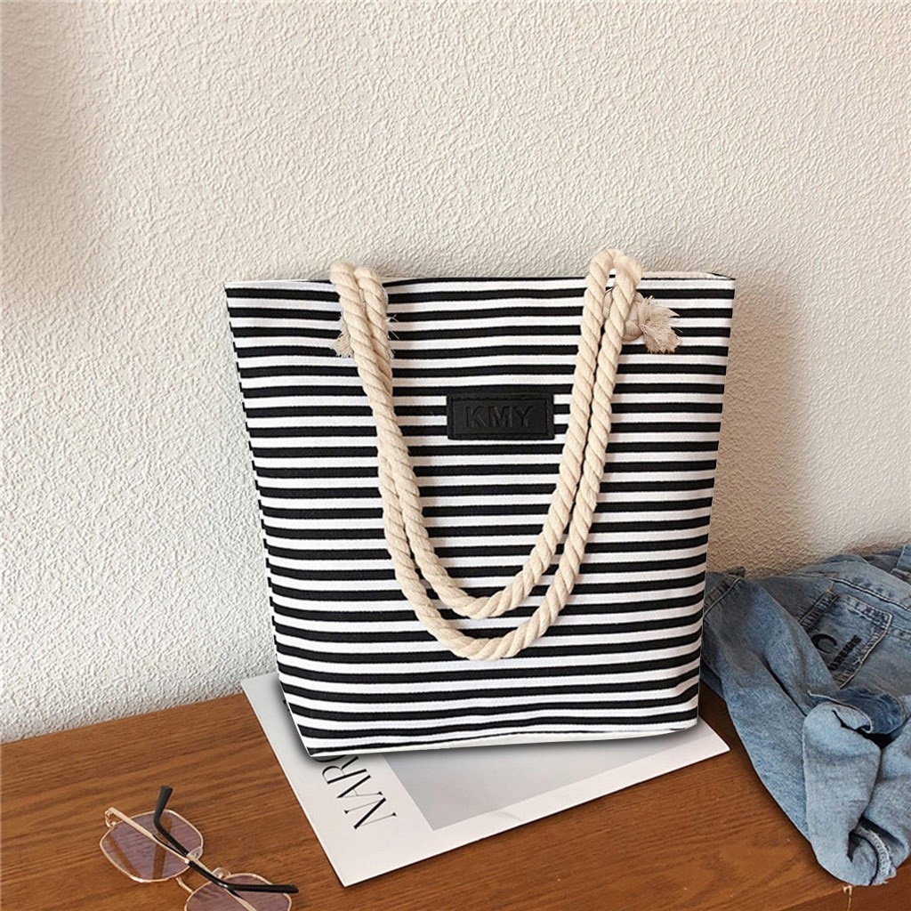 30 # Grote Capaciteit Riem Tas Voor Dames Streep Riem Tas Mode Grote Capaciteit Riem Tas canva Bag Trend Product Portemonnee