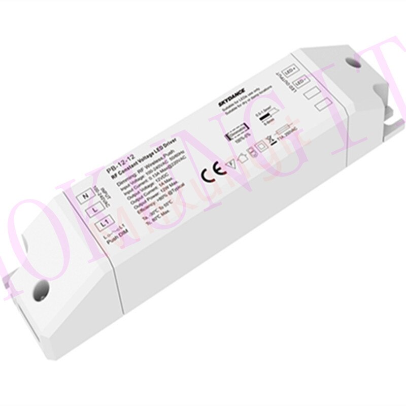12W 12V RF Dimmable LED Driver PB-12-12 LED Controller LED Power Supply Transformer Input AC100-240V Output DC12V 1A