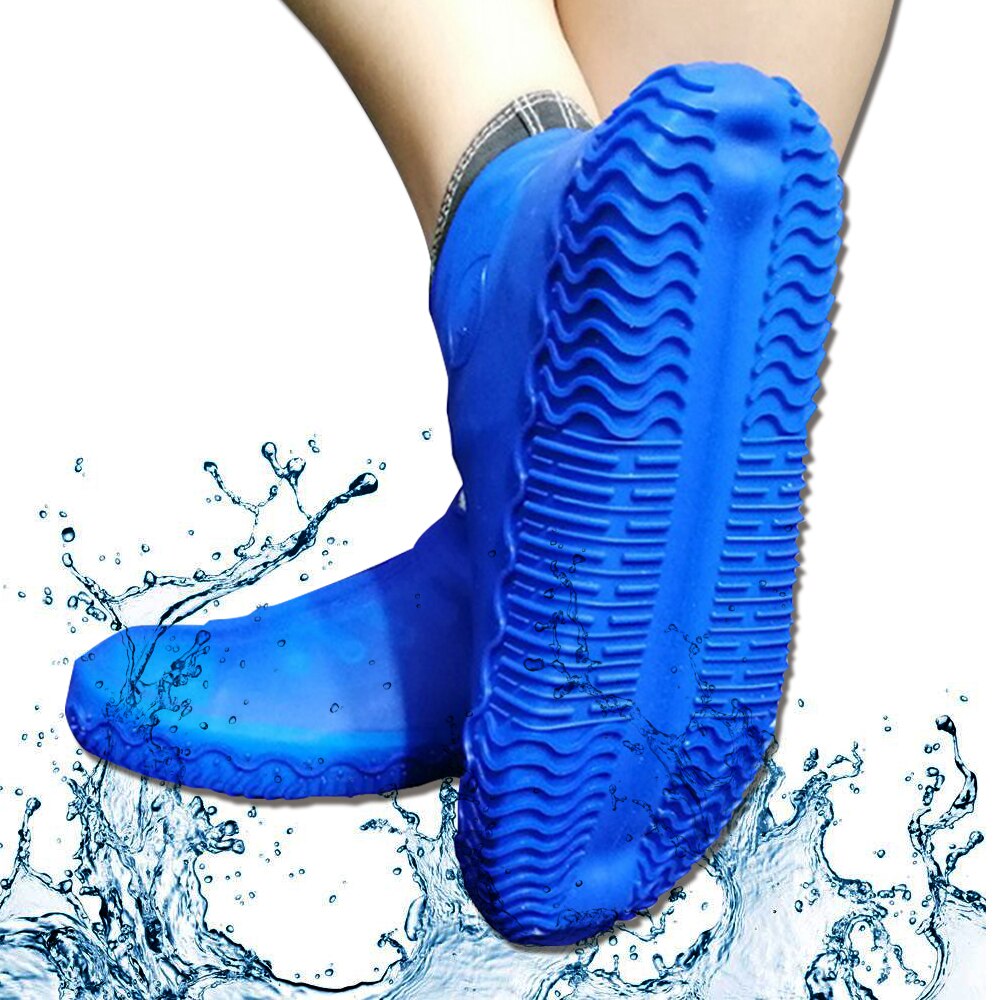 1 Paar Van Herbruikbare Siliconen Schoen Cover S / M / L Waterdichte Regen Schoenen Covers Antislip Rubber rain Boot Overschoenen