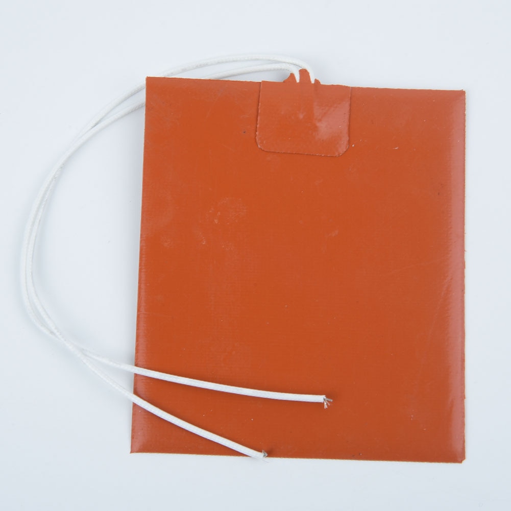 Silikon värmedyna för skrivare uppvärmd säng värmematta 12v 12w 100 x 120mm elektriska silikongummi värmekuddar