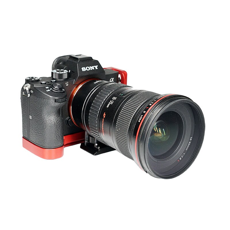 Aluminium Pro Verticale Qr L Type Plaat Beugel Statief Quick Release Grip Handvat Set Voor Sony A9 A7R Iii A7R3