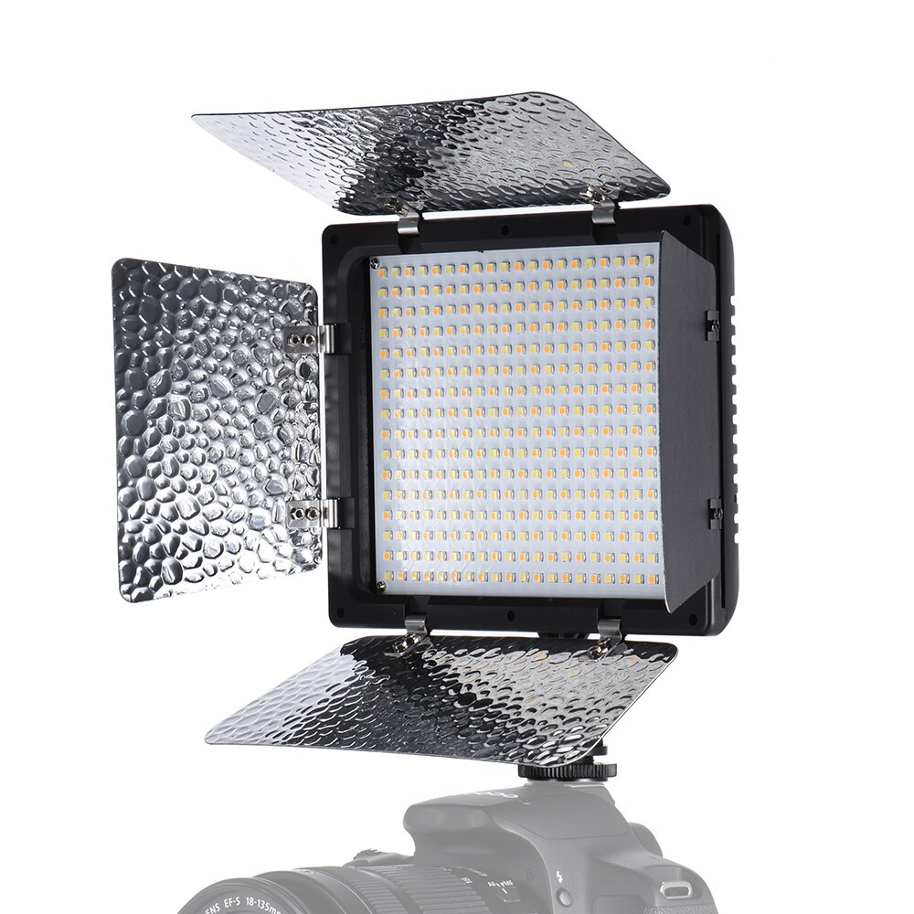 Andoer W368-Ⅱ LED Video Light 3200K-6000K Adjustable Brightness Photography Light 368 LED Continuous Light Panel Dual Color