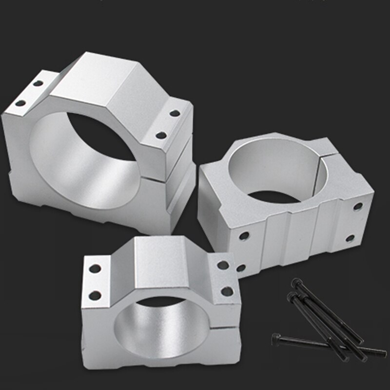 Moteur de fraiseuse CNC à broche avec 4 vis, 1 pièce, support de montage de pince de broche,