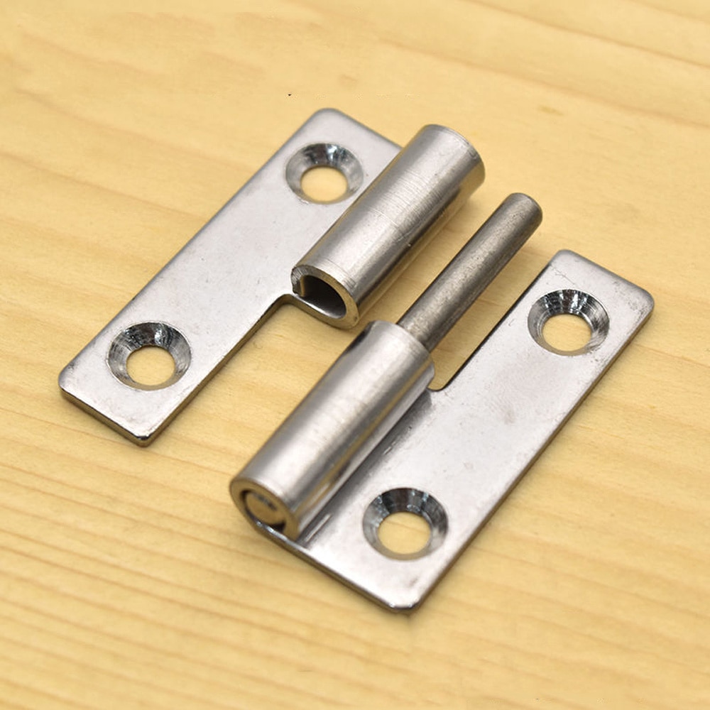 Thickened 304 stainless steel detachable hinge, heavy machinery and equipment hinge, 2 inch detachable industrial hinge