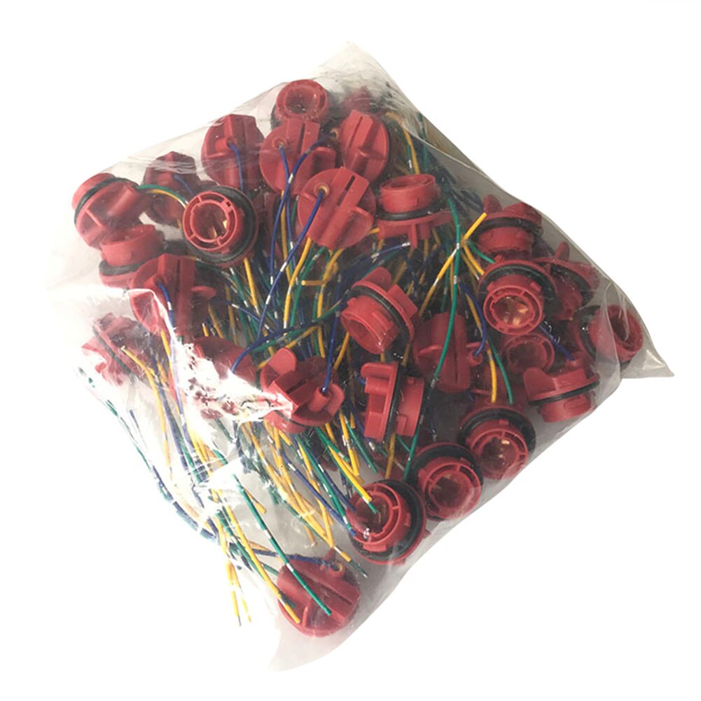 1 Pair BAY15D Light Bulb Socket P21/5W 1157 Lamp Holder for Car LED Turn Signal Auto Led Lights Bulb Socket Connector