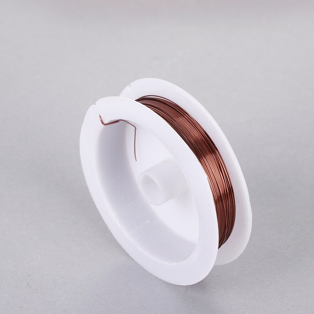 10m/Roll Iron Craft Wire 0.5mm Spool Soft DIY String Jewelry Craft Metal Wire for DIY Decorative Artificial Flower Wreaths Decor