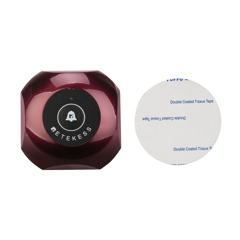 Retekess 10pcs TD013 Waterproof Call Button Transmitters Waiter Calling System Wireless Pager Catering Cafe F9477