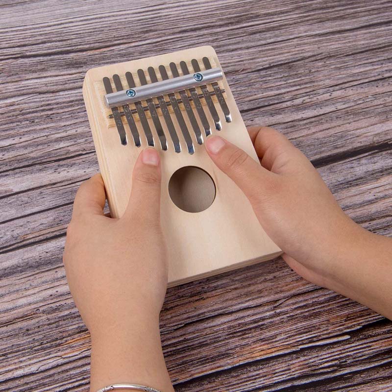 DIY Kalimba Bausatz Einfache Montage 10-17 Schlüssel Kalimba Handarbeit DIY Bausatz Holz Finger Daumen Klavier Musical Instrumente hoch