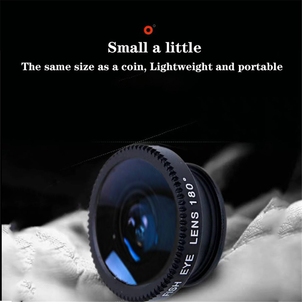 phone lens Fisheye 0.67x Wide Angle Zoom lens fish eye 6x macro lenses Camera Kits with Clip lens on the phone for smartphone