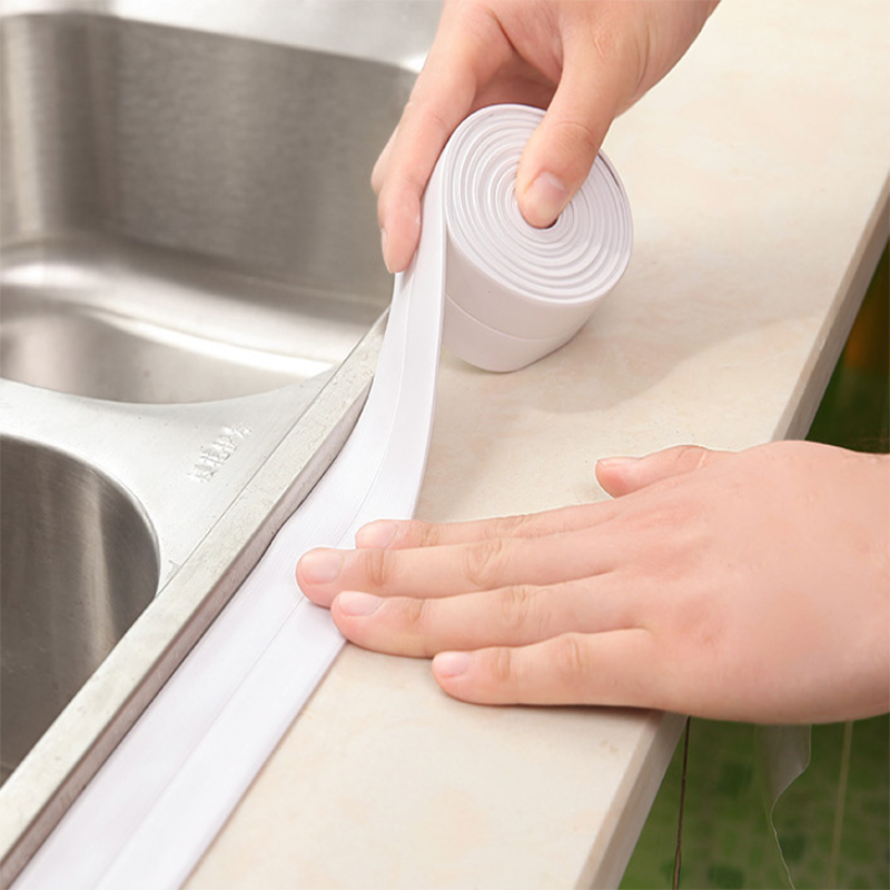 Cinta adhesiva a prueba de agua de 3,2 m para baño o ducha cinta adhesiva autoadhesiva