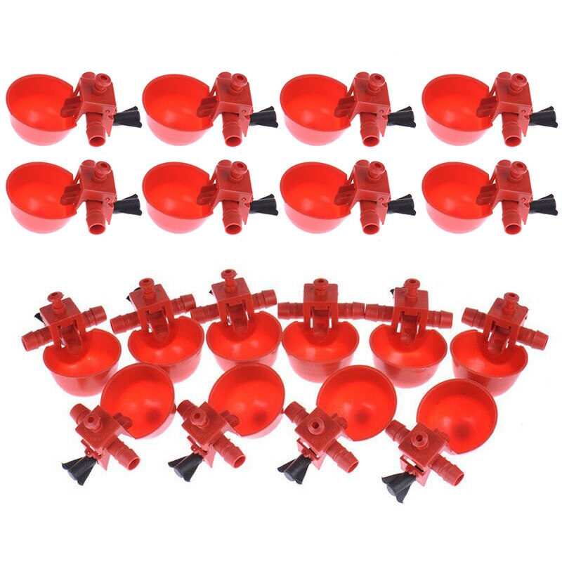 1/5/10 stuks automatische voederbakken voor vogels, automatische pluimvee, kippen, drinkbakken, waterbekers voor boerderijdieren, voederbenodigdheden
