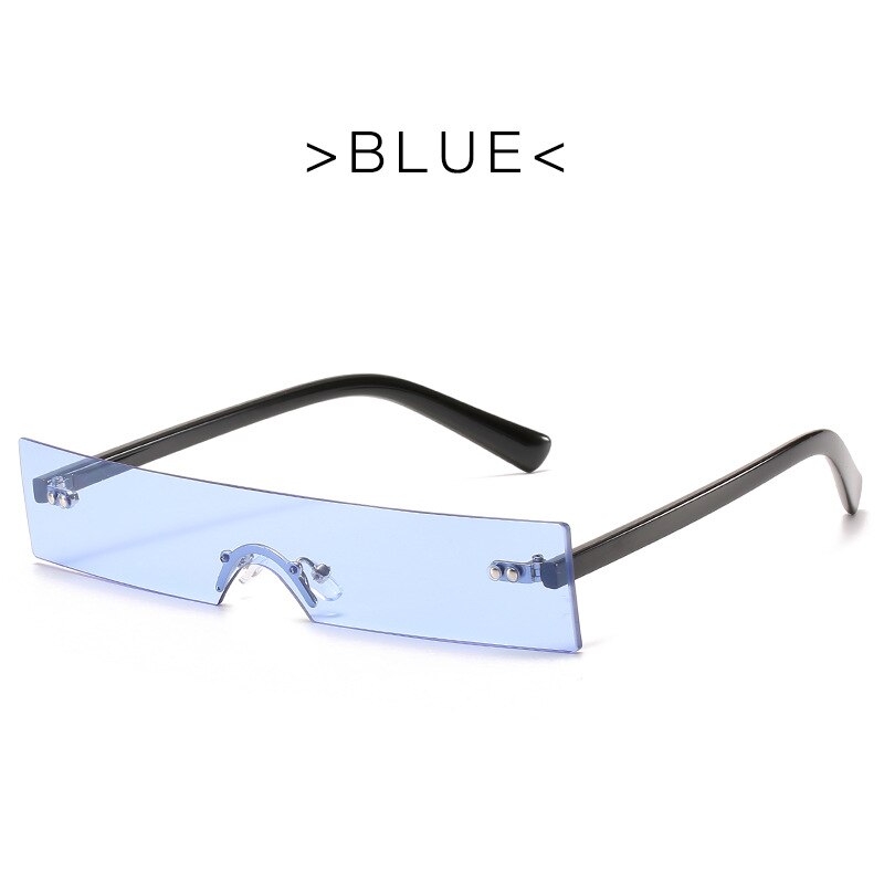 Gafas de sol cuadradas de Metal para mujer, lentes de sol cuadradas de aleación de Metal con montura pequeña, transparentes, de doble puente, Estilo Vintage, en rojo y amarillo: 03