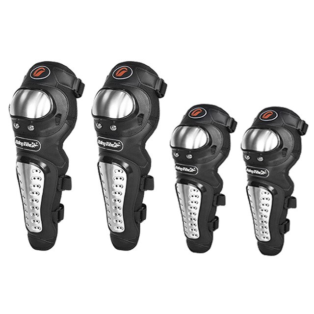 Riding Tribe Motorcycle knee protector Knee sliders motosiklet knee Protective Gear Protector Guards Kit: HX-P15 Full Set