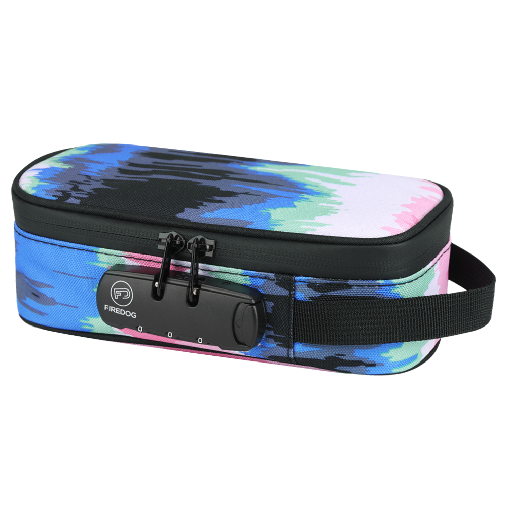 FIREDOG Saco de armazenamento à prova de odor à prova de odor Recipiente de armazenamento à prova de odor com trava de combinação: Bege