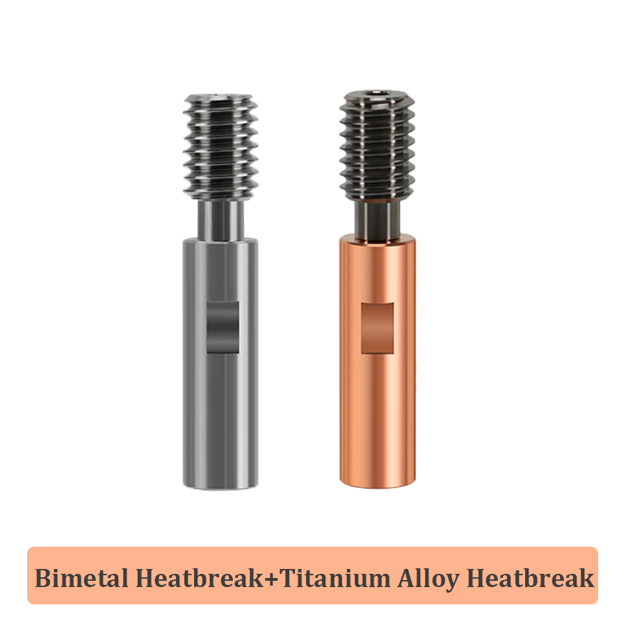 E3D V6 Heatbreak Heatsink KP3S 3D Printer Titanium Alloy Bi-Metal Throat For Kingroon KP3S/KP3S Pro/KP3S Pro S1/KP3S Pro V2/KP5L: green